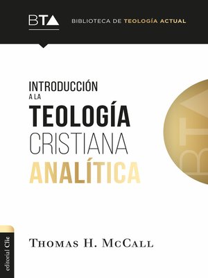 cover image of Introducción a la teología cristiana analítica